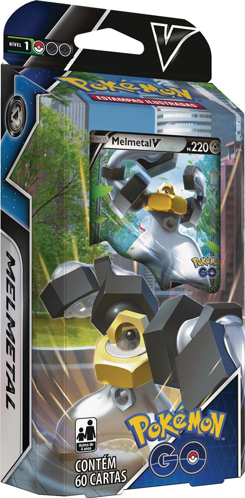 Pokémon Go V Deck Melmetal/Mewtwo - Envio Aleatório - Jogos de