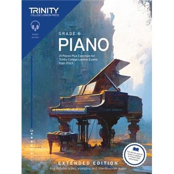Trinity College London Piano Exam Pieces plus Exercises from 2023 - Grade 6 - Extended Edition - 1