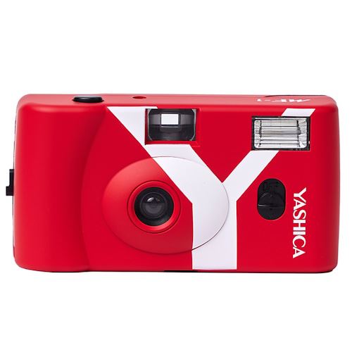 Máquina Fotográfica Analógica YASHICA MF-1 Série Y - Vermelho