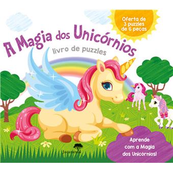 Magia dos Unicórnios - Livro de Puzzles