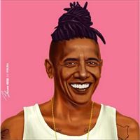 Poster Fisura Hipstory - Barack Obama