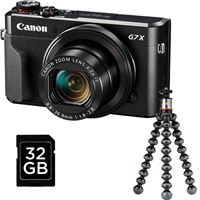Vlogger Kit Canon PowerShot G7 X Mark II + Cartão SD + GorillaPod 500
