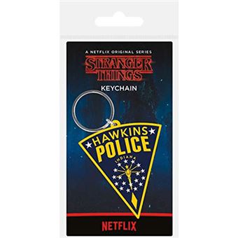 Porta-Chaves de Borracha Stranger Things: Hawkins Police