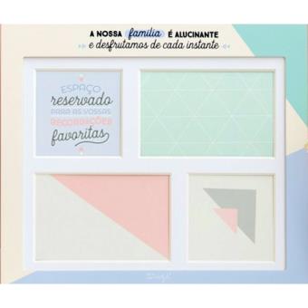 Moldura Multifotos Mr. Wonderful - A Nossa Família é Alucinante