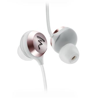 auricular para telemóvel Focal Sphear S Binaural Intra-auditivo Rosa dourado, Branco