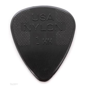 Jim Dunlop Nylon Standard Plettri – Confezione Da 12 – 1.0 Mm, Nero – Nuovi