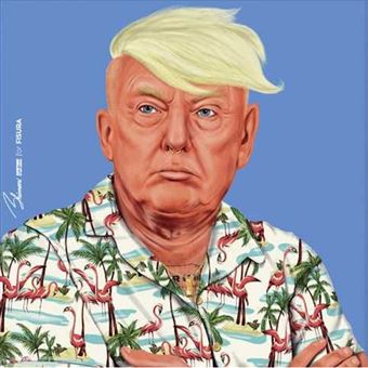 Poster Fisura Hipstory - Donald Trump