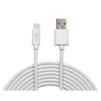 PNY 3m USB 2.0 A - Lightning 3m USB A Relâmpago Branco cabo USB