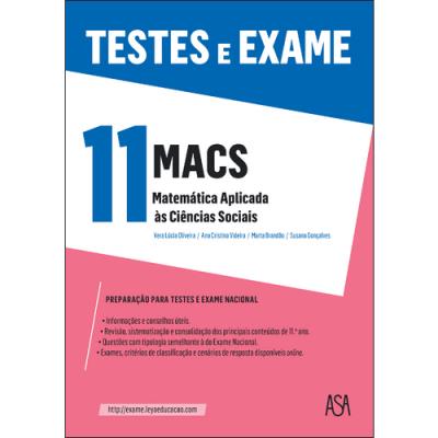 Testes E Exame MACS 11 Ano Brochado V rios Compra Livros Na 