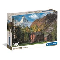 Clementoni Puzzle - The Old Shoe House 500 Pièces - Puzzle Pour Adultes 14-99 Ans, Fabriqué en Italie, 35522