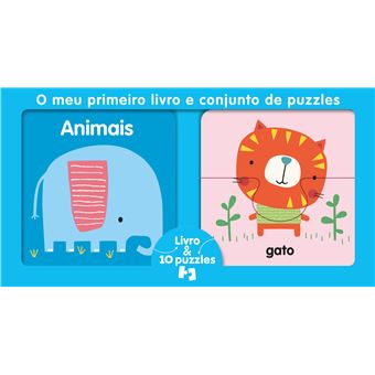 O Meu Primeiro Livro e Conjunto de Puzzles: Animais