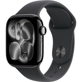 Apple Watch Series 11 GPS - 42mm - Alumínio Preto Brilhante | Sport Band - Preto - M/L - 1