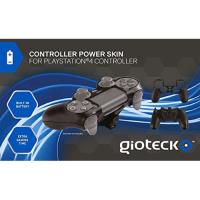 Gioteck Black Controller Power Skin PS4