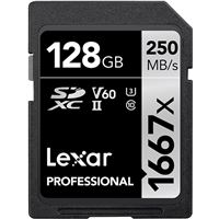 Cartão de Memória Lexar Professional 1667x Classe 10 UHS-II - SDXC - 128GB