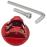 New Mobile Adaptador Universal Alumínio GoPro Vermelho_0