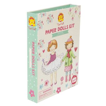 Livro: CASINHA DE PAPEL + BONECA + ROUPAS - KIT 6