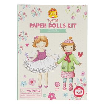 Livro: CASINHA DE PAPEL + BONECA + ROUPAS - KIT 6