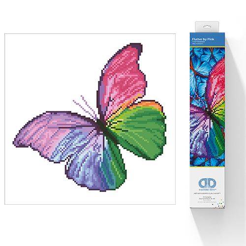 Pintura em Diamantes Diamond Dotz - Flutter by Pink
