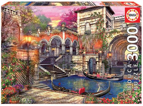 Puzzle Romance Em Veneza 3000 Peças