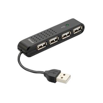 Trust Vecco 480Mbit/s Preto hub de interface