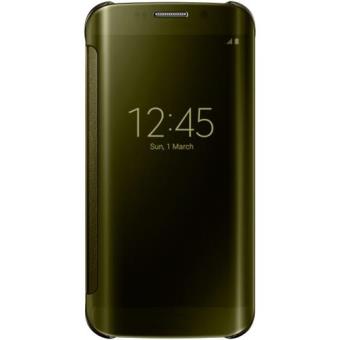 Samsung Capa Clear View para Galaxy S6 Edge (Gold) - Capa Telemóvel -  Compra na Fnac.pt