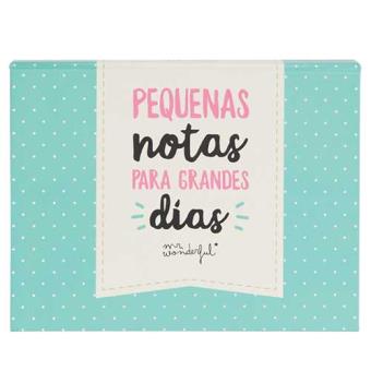 Bloco Notas Adesivas Mr. Wonderful - Pequenas Notas Para Grandes Dias