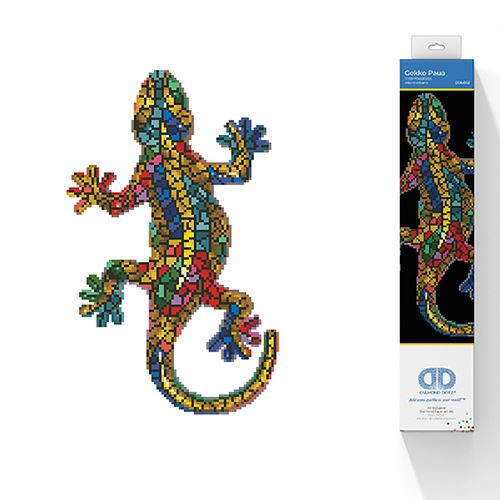 Pintura em Diamantes Diamond Dotz - Gekko Paua