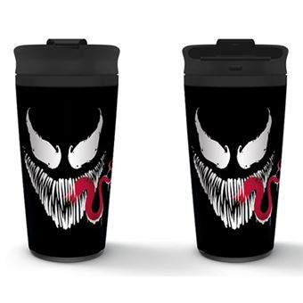 Copo de Viagem Metálico Venom - Face