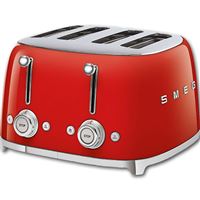 Torradeira Smeg Linea Anni'50 com 4 Fendas - Vermelho