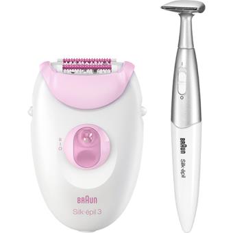 Depiladora Arranque Braun Silk-épil 3 3-321 + Aparador de precisão Silk-épil - FG 1100