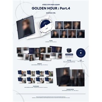 Ateez - Golden Hour Part 4 - Digipak Ver. - CD - CD Álbum - Compra