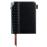 Caderno Pautado Cross Sign Pautado Pequeno Preto + Caneta_0