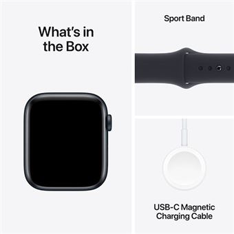 Compre o artigo Apple Watch SE GPS + Cellular, Caixa em alumínio meia‑noite  de 44 mm com Bracelete desportiva luz das estrelas - S/M - Apple (PT)