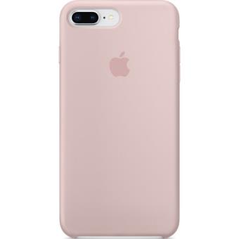 Capa Silicone Apple para iPhone 8 Plus | 7 Plus - Rosa Areia