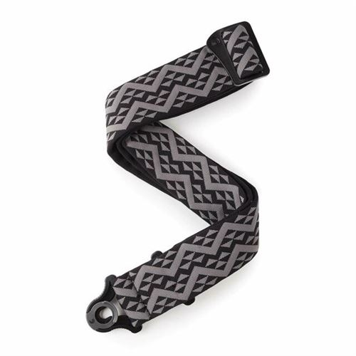Correia de Guitarra  Lock Black Geometric 50BAL03