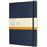 Caderno Pautado Moleskine Soft XL Azul Escuro_0