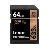 Cartão de Memória Lexar Professional 633x Classe 10 UHS-I - SDXC - 64GB