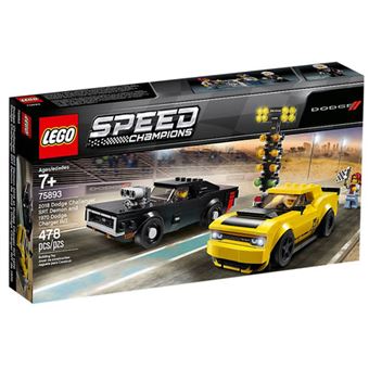 LEGO Speed Champions 75893 - 2018 Dodge Challenger SRT Demon e 1970 Dodge Charger R/T