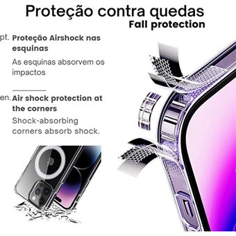 Capa + Película Protetora de Ecrã Icoveri para Apple iPhone 14 Plus - Preto  - Capa Telemóvel - Compra na