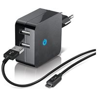 Carregador Temium Micro USB 2.1A - Preto