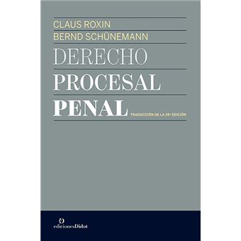 Claux Roxin Derecho Procesal Penal Tradução da 29.ª Edición Alemã - Brochado ...