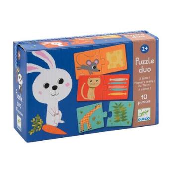 Puzzle Djeco Duo - Vamos Comer!