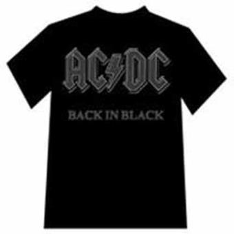 AC/DC - AC/DC T-Shirt Back in Black Vintage (S) - Merchandising ...