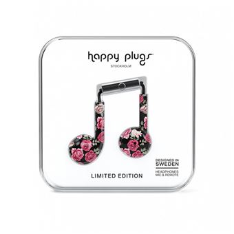 Auriculares Happy Plugs Earbud Plus - Vintage Roses