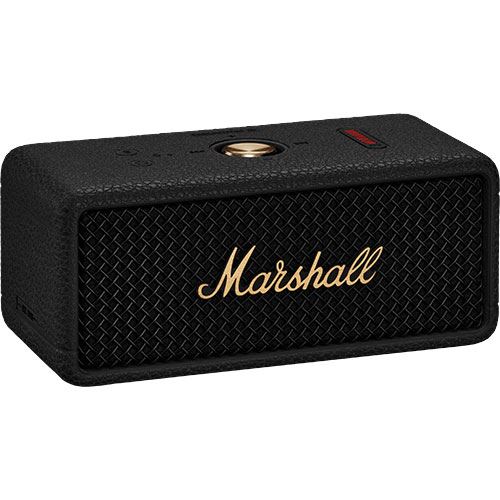 Coluna Portátil Marshall Emberton III - Black and Brass