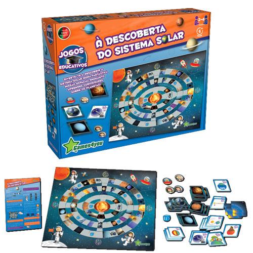 Jogo educativo sobre sistema solar - site Escola Games 