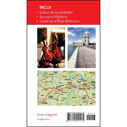 Portugal Espanha - Mapa de Estradas - Livro - WOOK