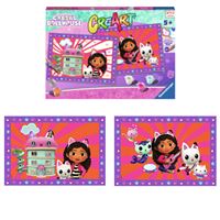 Kit Pintura por Números Ravensburger CreArt Série Júnior - Gabby´s Dollhouse