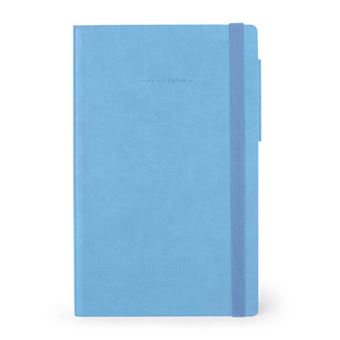 Caderno Pautado Legami Médio Azul Retro - 1