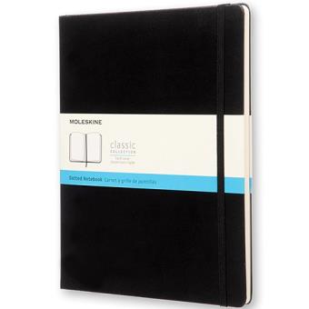 Caderno Pontilhado Moleskine XL Preto